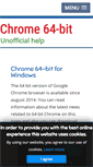 Mobile Screenshot of chrome64bit.com